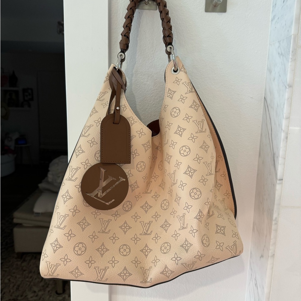 Louis Vuitton Cream and Brown Women's Bag